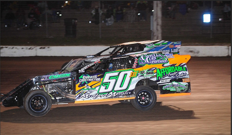 One of the many cars at the Mississippi Motor Speedway