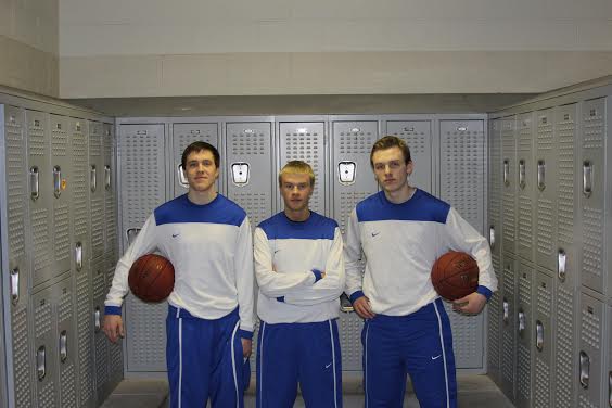 Crowley, Forst, Schrupp Recognized at Senior Night