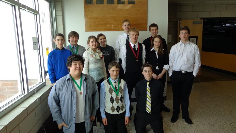 Speech teams season ends at sections