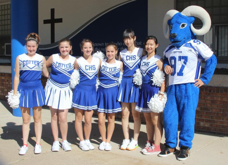 "Give Me A C!" -- Cheer squad returns to Cotter