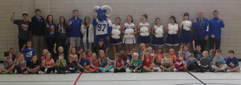 Rambler athletes visit schools