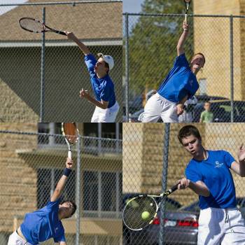 Tennis takes down Logan in tight match