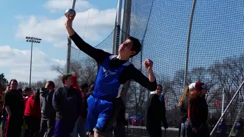 Connor Walechka Competes in shot put at the Winona Open.