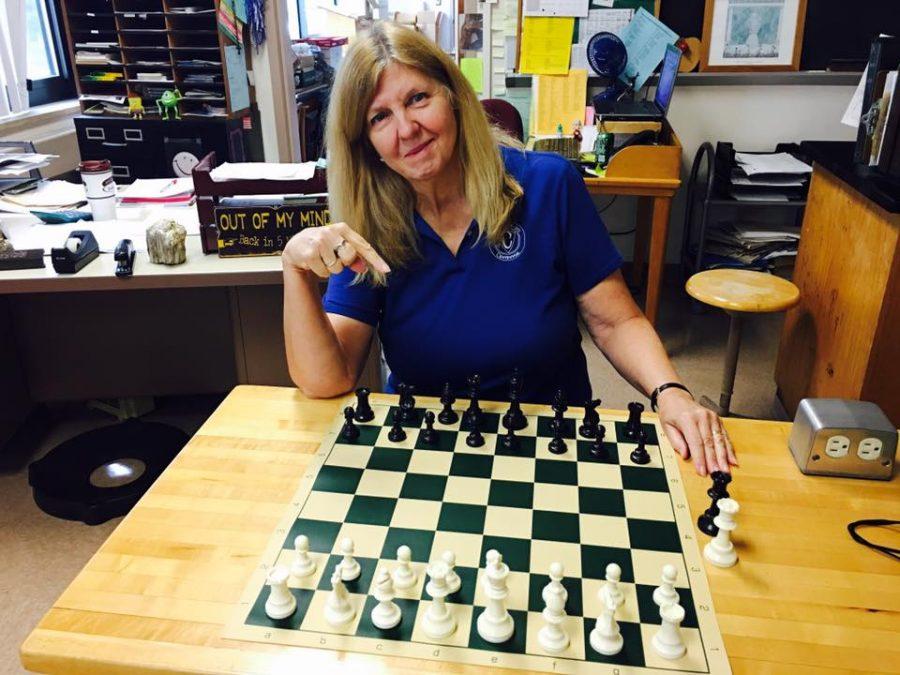 Chess' mystery  woman?