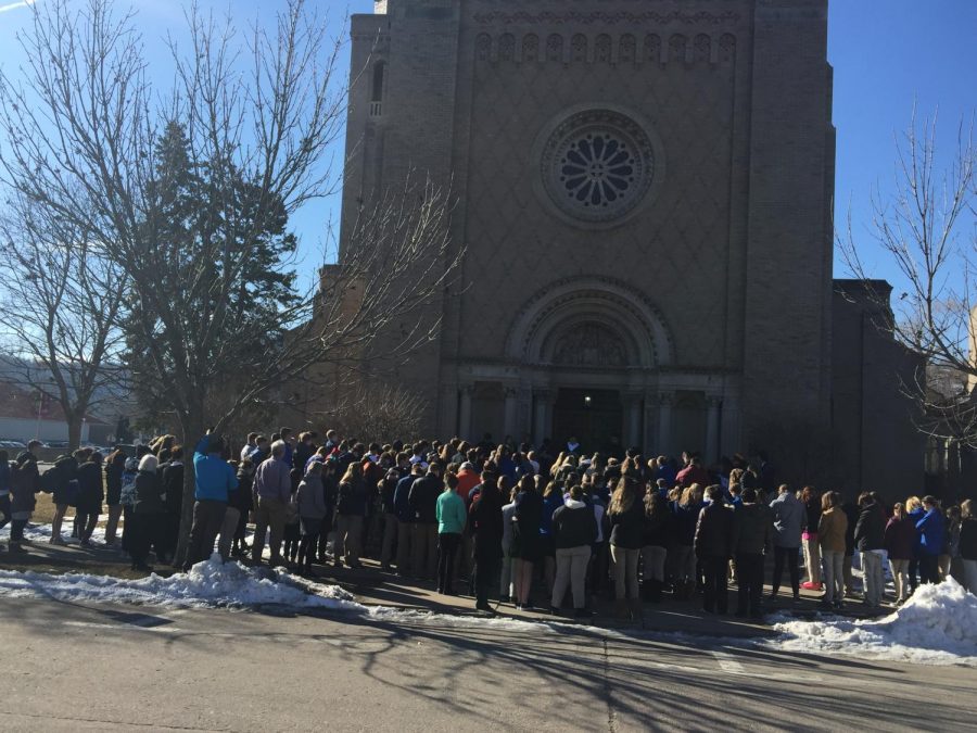 Cotter students participates in 17 minute "walk with"
