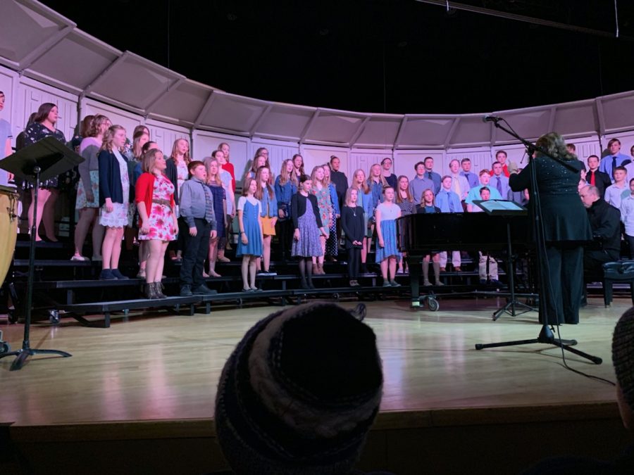 Junior high choir goes far