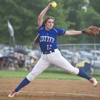 Isabel Northrop prepares to deliver another strike. The senior has dominated from the mound this season