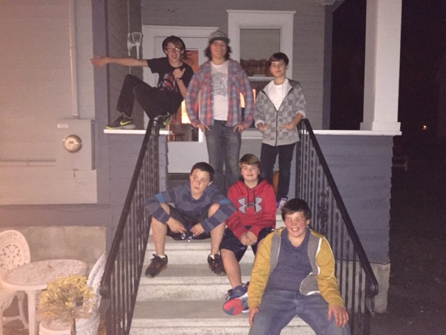The band formerly known as White Noise before their gig at Ed's No Name in 2015