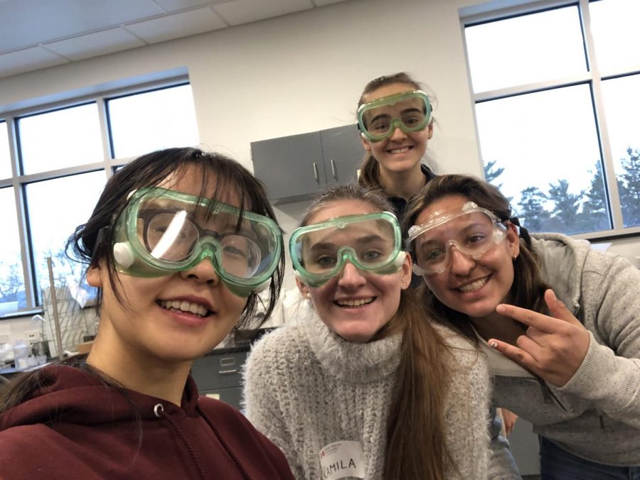 Cotter students at St. Mary's University's Chemistry Day