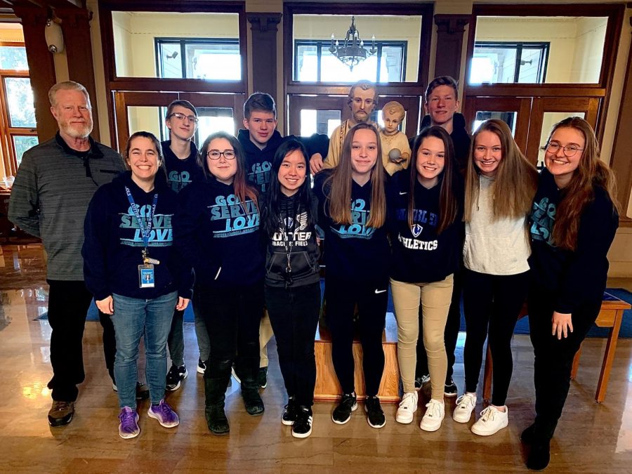 Cotter students who participated in the most recent Urban Plunge.