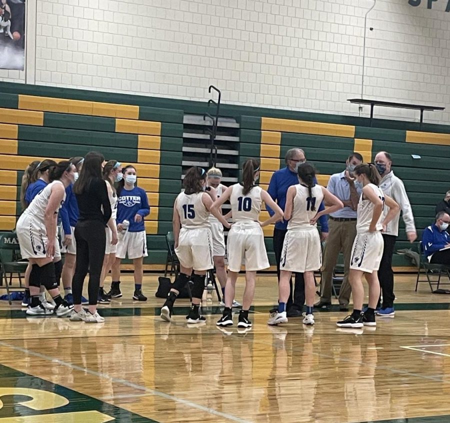 Cotter girls drop section semifinal to close successful season