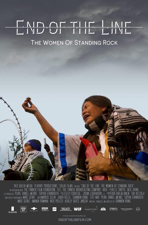 Poster for the film "End of the Line: the Women of Standing Rock"