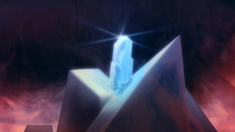 A kyber crystal, image from the starwars.com page for kyber crystals.