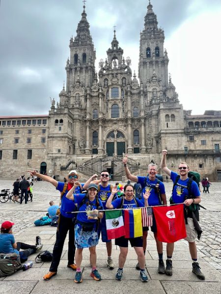 The Saint Mary's Camino Team After Completing Their Journey.