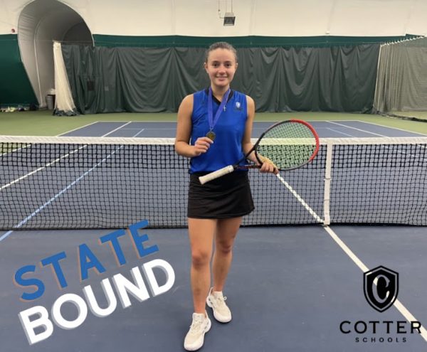 Emma Hageman earns bronze medal at State tennis tournament