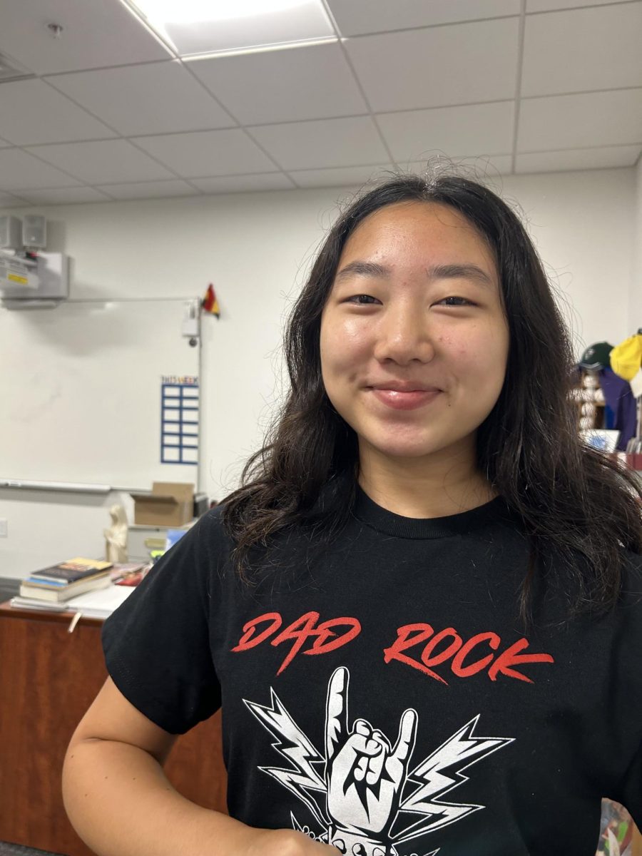 Leyan Thean (Grade 12), gave us a suggestion for Mr. Reigstad's playlist - we were thinking should would go with a Dad Rock song